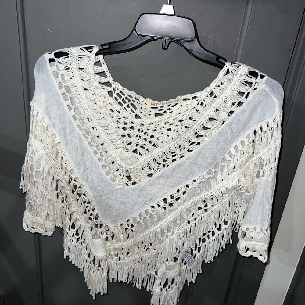 knitted cape